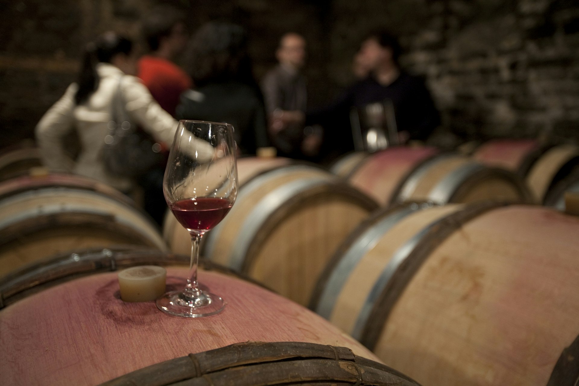 Wine tasting in the cellars of Philippe Pacalet, Beaune, Burgundy