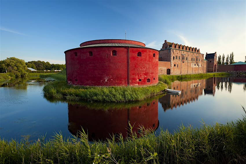 Malmö Castle, also known as Malmöhus Castle in the afternoon light