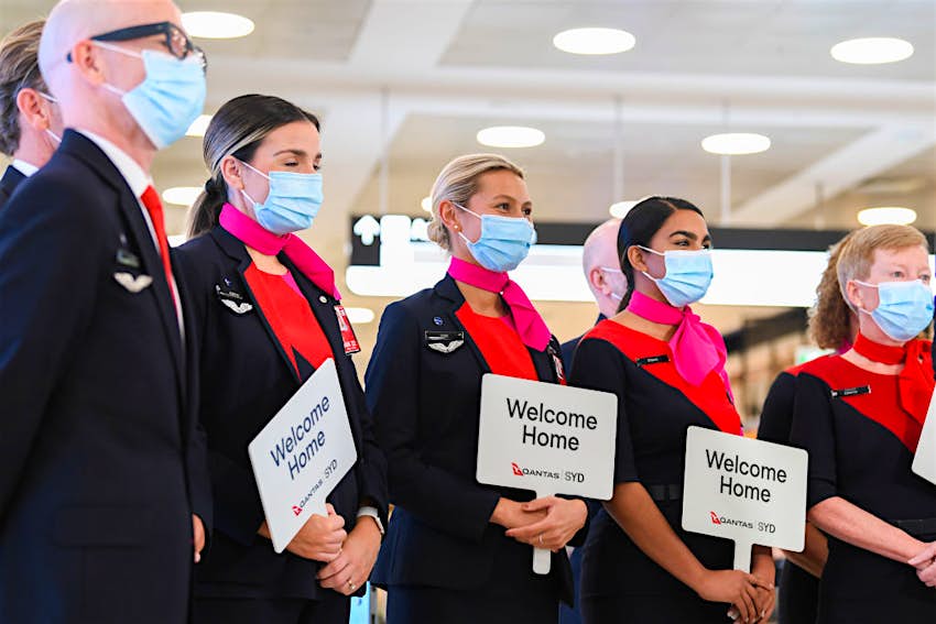Sydney Airport Welcomes International Travellers As Border Restrictions Ease Sydney Airport Welcomes International Travellers As Border Restrictions Ease