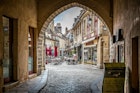 The charming cobbled streets of Semur-en-Auxois are worth a pit stop on your Burgundy road trip