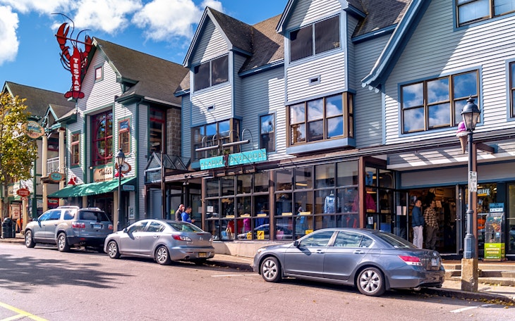 Downtown Bar Harbor is so picturesque and easy to explore on foot