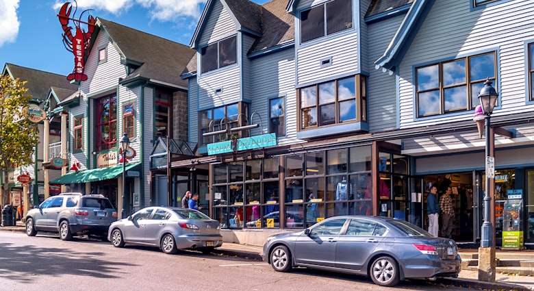 Downtown Bar Harbor is so picturesque and easy to explore on foot