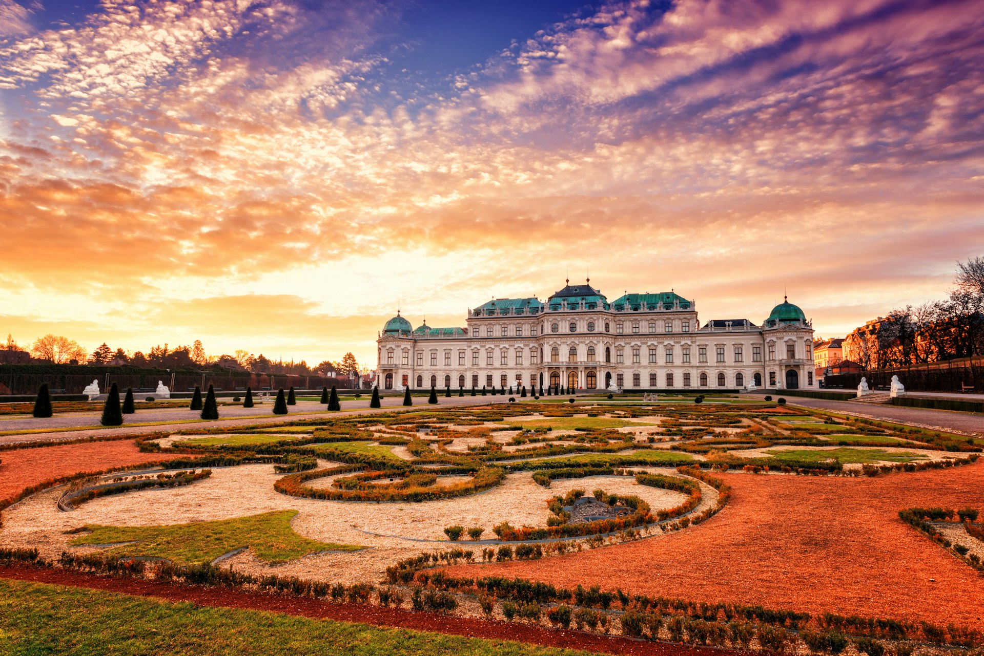 Belvedere, Vienna, view of Upper Palace