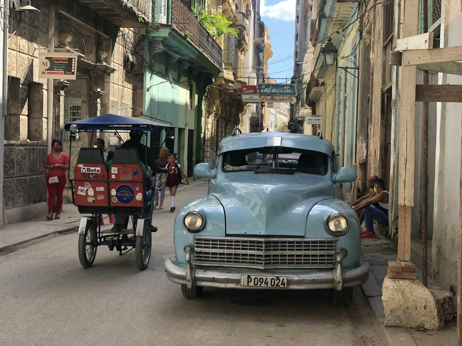 1948 Ford on the streets of Old Havana 