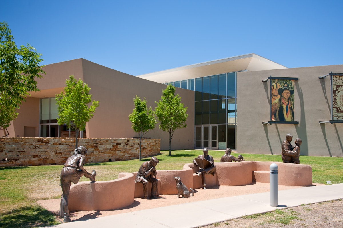 The facade of the Albuquerque Museum.
