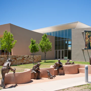 The facade of the Albuquerque Museum.