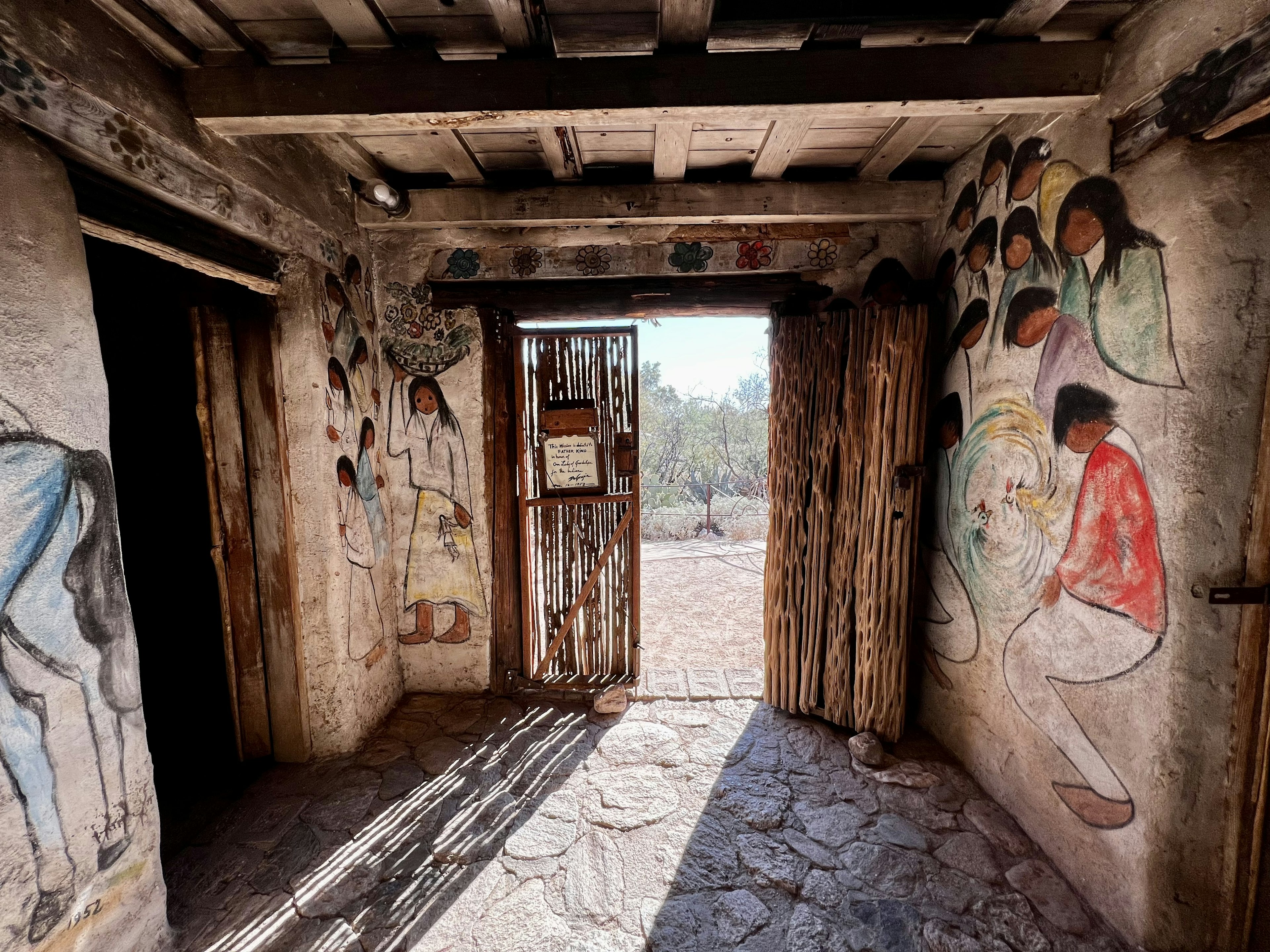 Exit to small chapel located on the gallery property.jpg