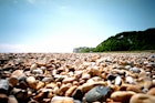 England, Kent, Deal, pebble beach, ground view