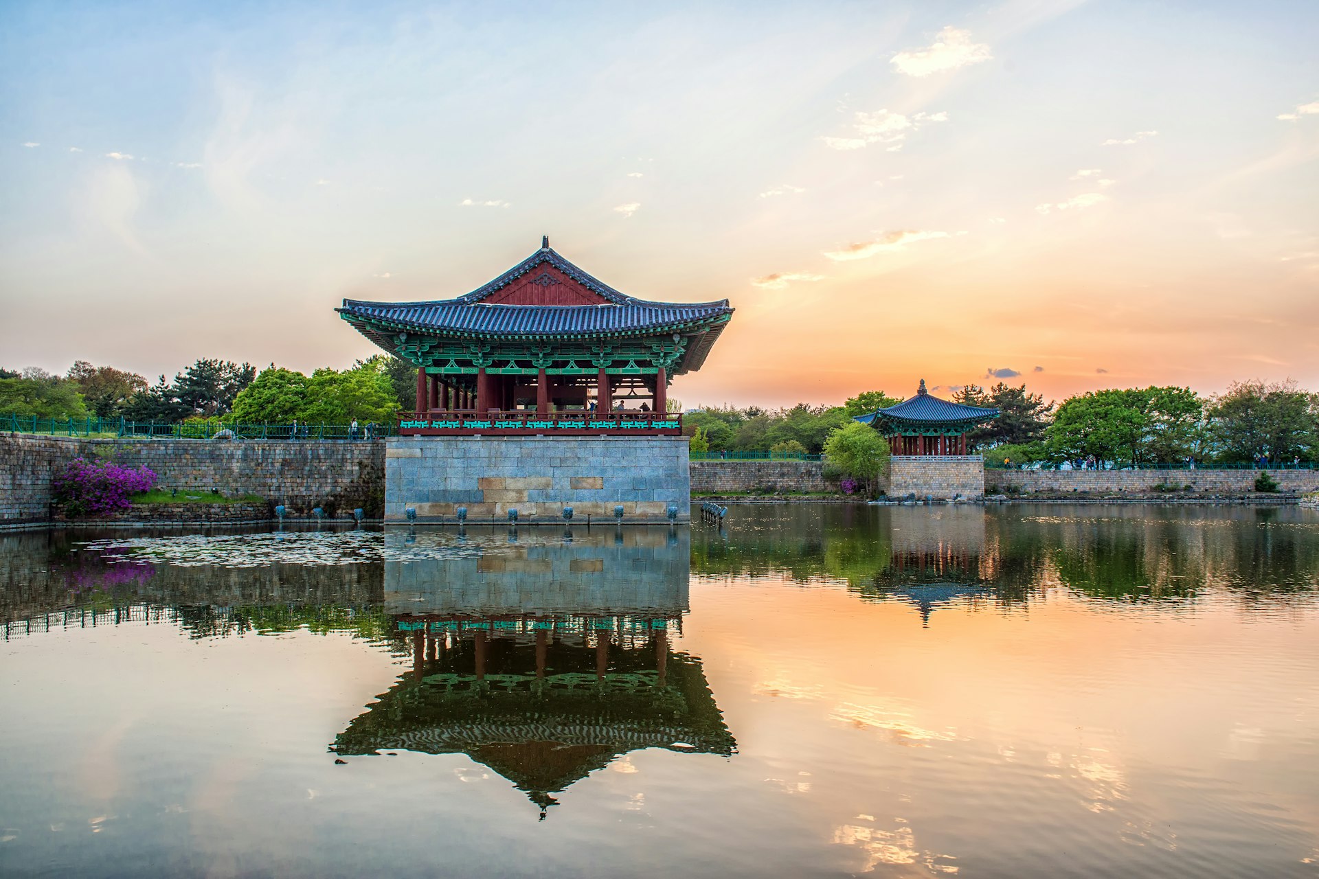The Donggung Palace and Wolji Pond; Gyeongju, South Korea