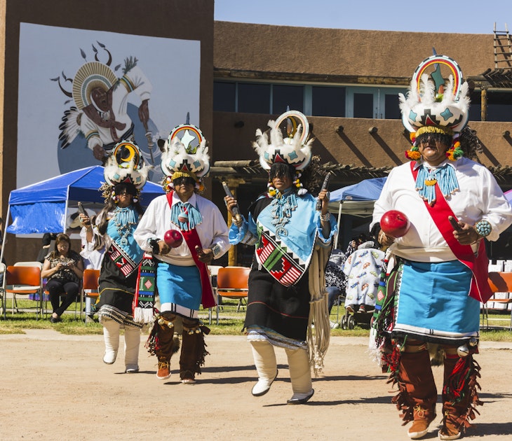 New Mexico, Albuquerque, Indian Pueblo Cultural Center, Zuni Eagle dance performance