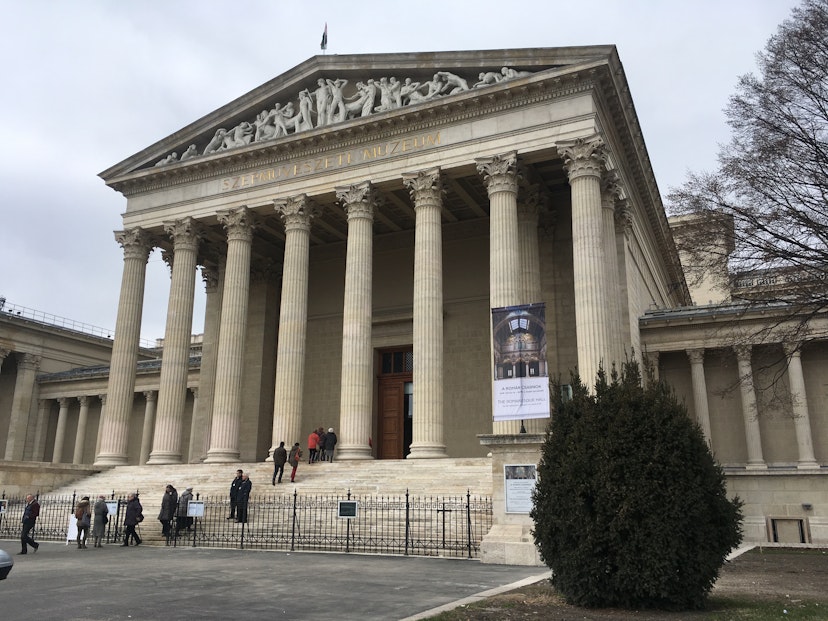 The Museum of Fine Arts in Budapest