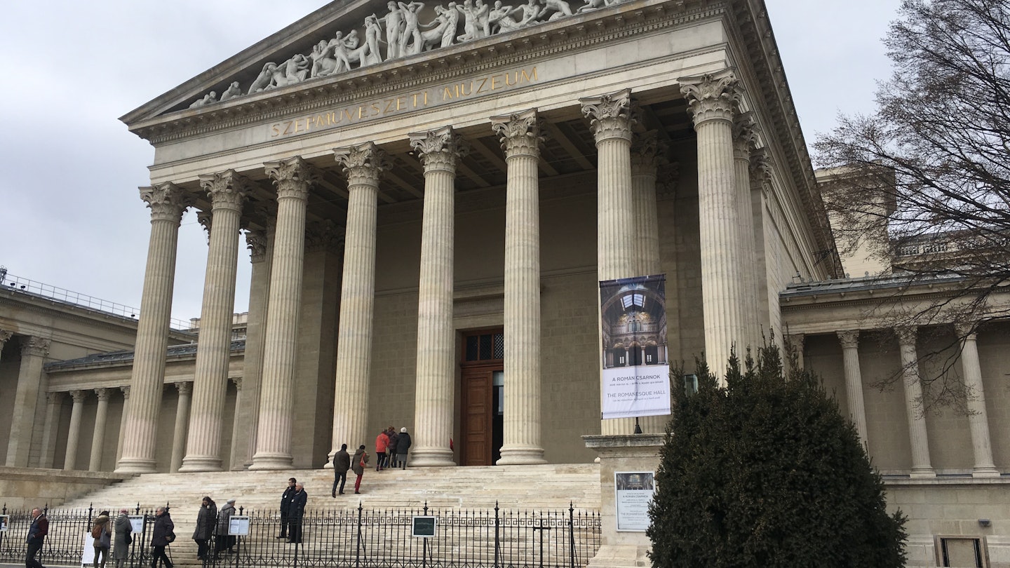 The Museum of Fine Arts in Budapest