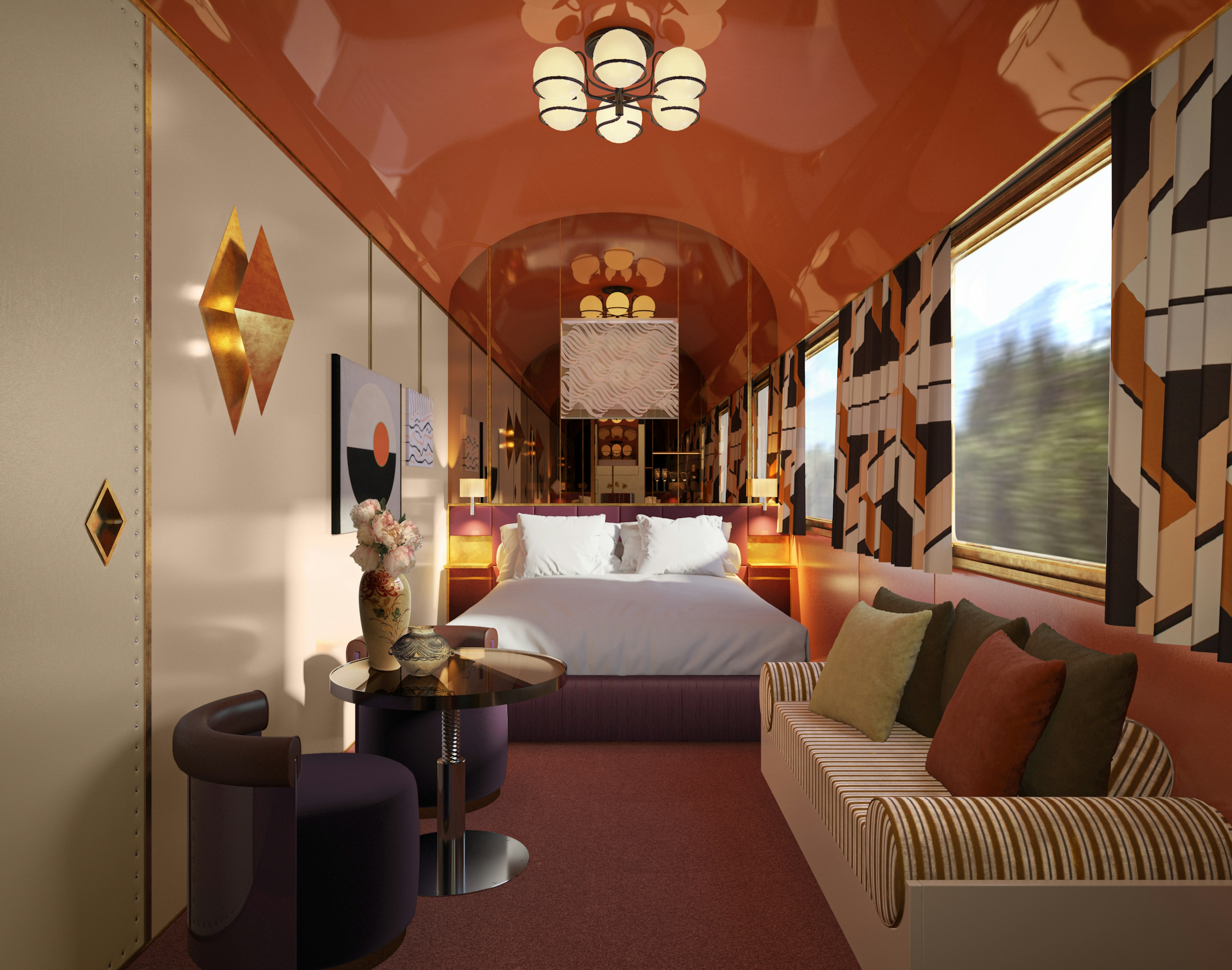 Inside the new Orient Express train ready to depart from Italy in 2023