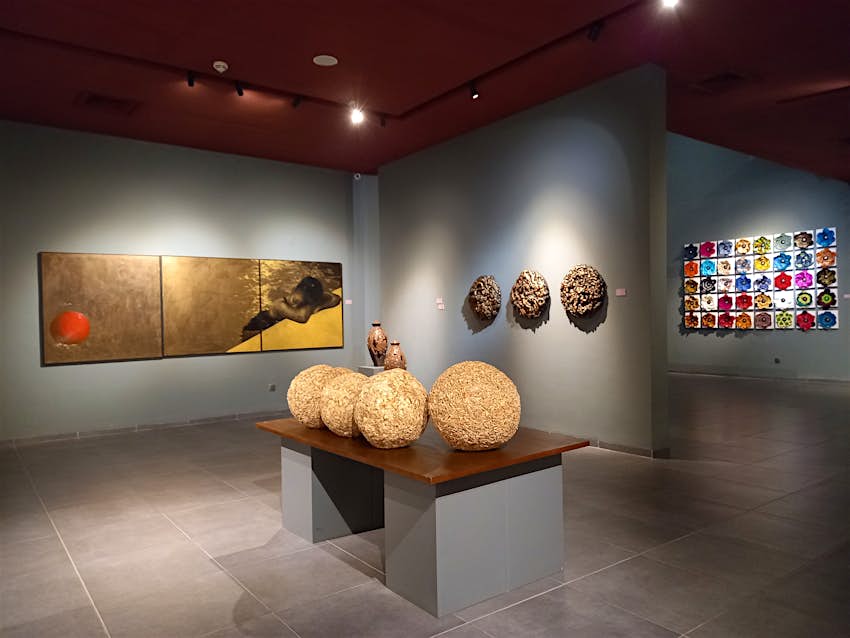 The galleries of the Yemisi Shyllon museum