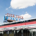 The iconic art deco style Tick Tock diner in Clifton, a traditional American New Jersey restaurant. (Photo taken in 2012, before a 2019 remodel.)