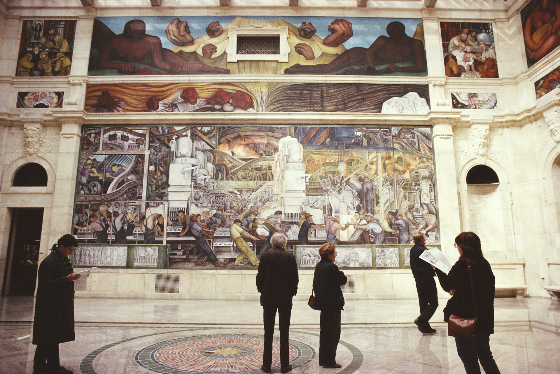 The Detroit Industry Murals, a series of frescoes by Mexican artist Diego Rivera at the Detroit Institute of Arts