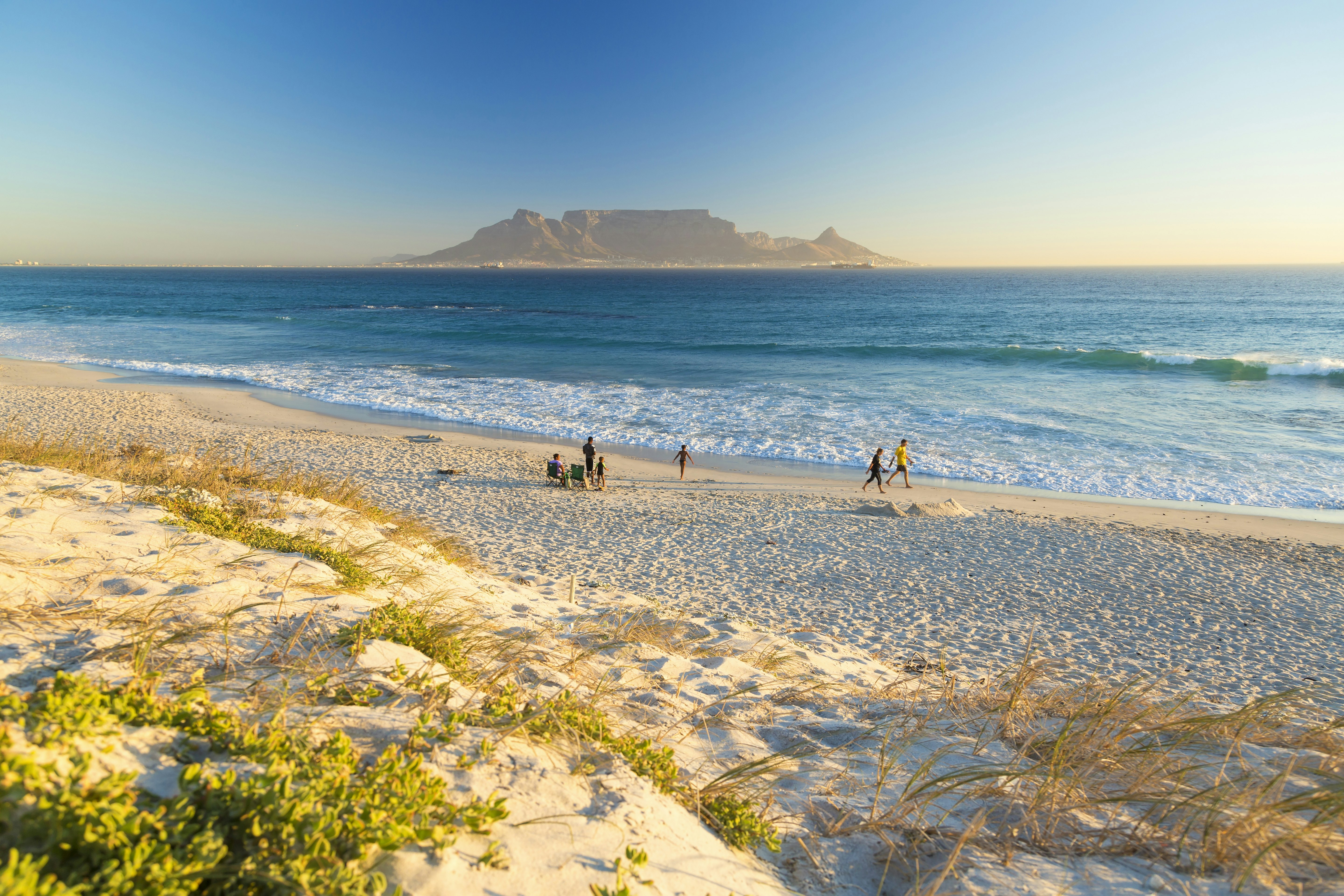Bloubergstrand Beach with Table Mountain in background.