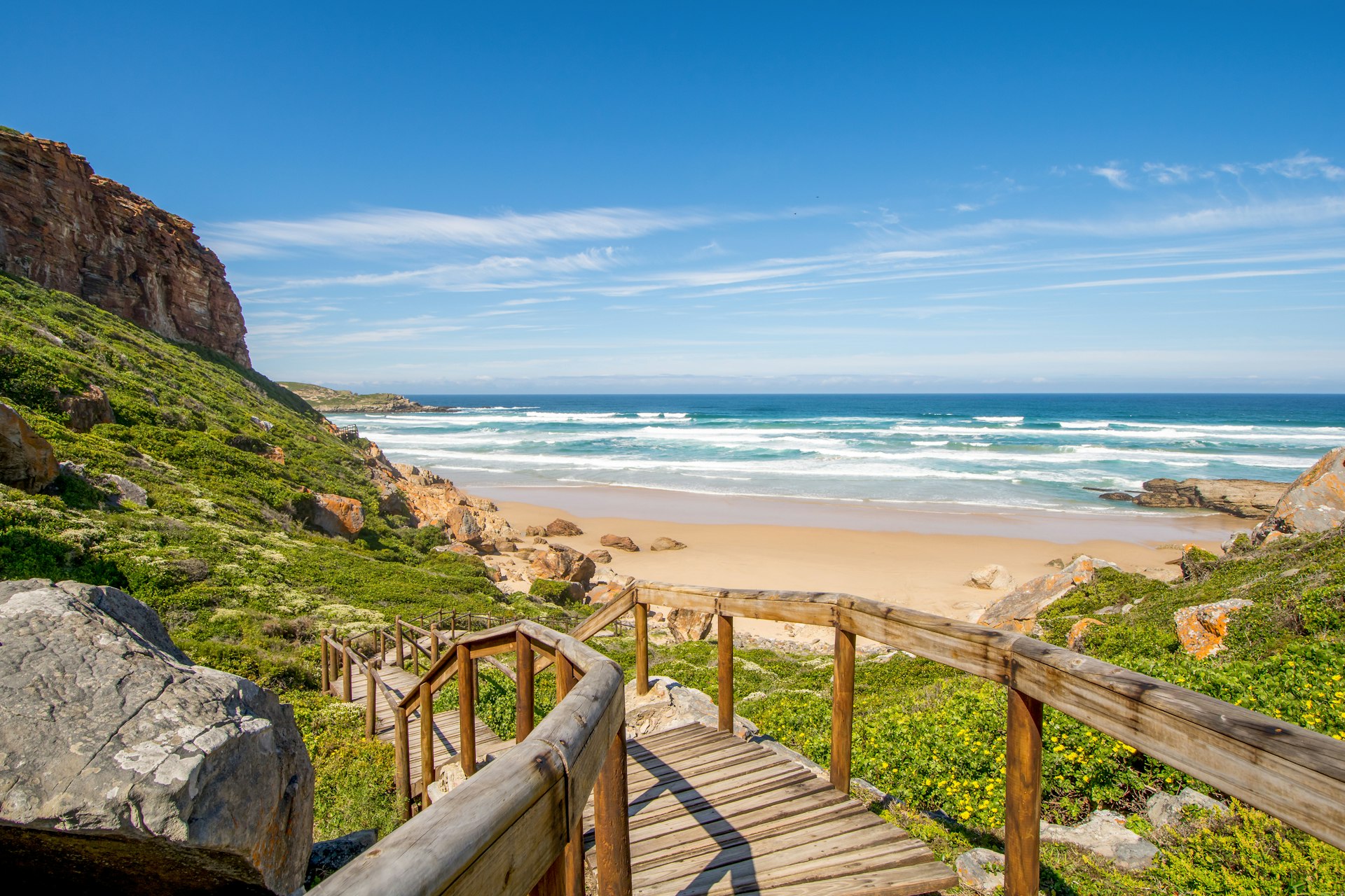 Robberg Beach on the Garden Route in South Africa