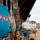 narrow street at Kathmandu market