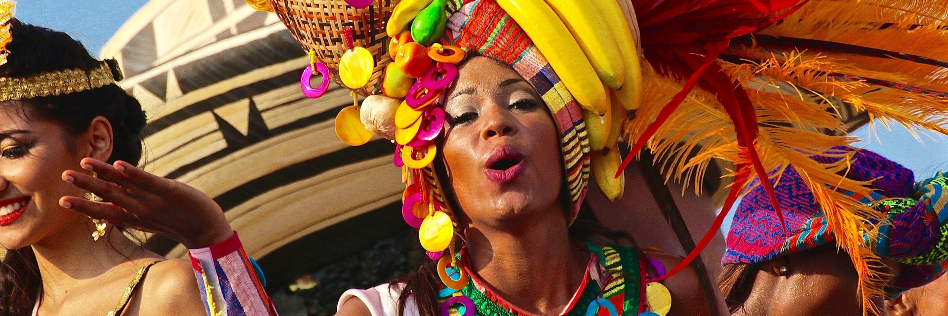 Celebrations in Cartagena, Colombia.