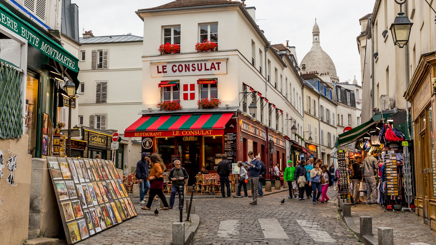 Paris, France, July 26.2015 - cafe in Paris