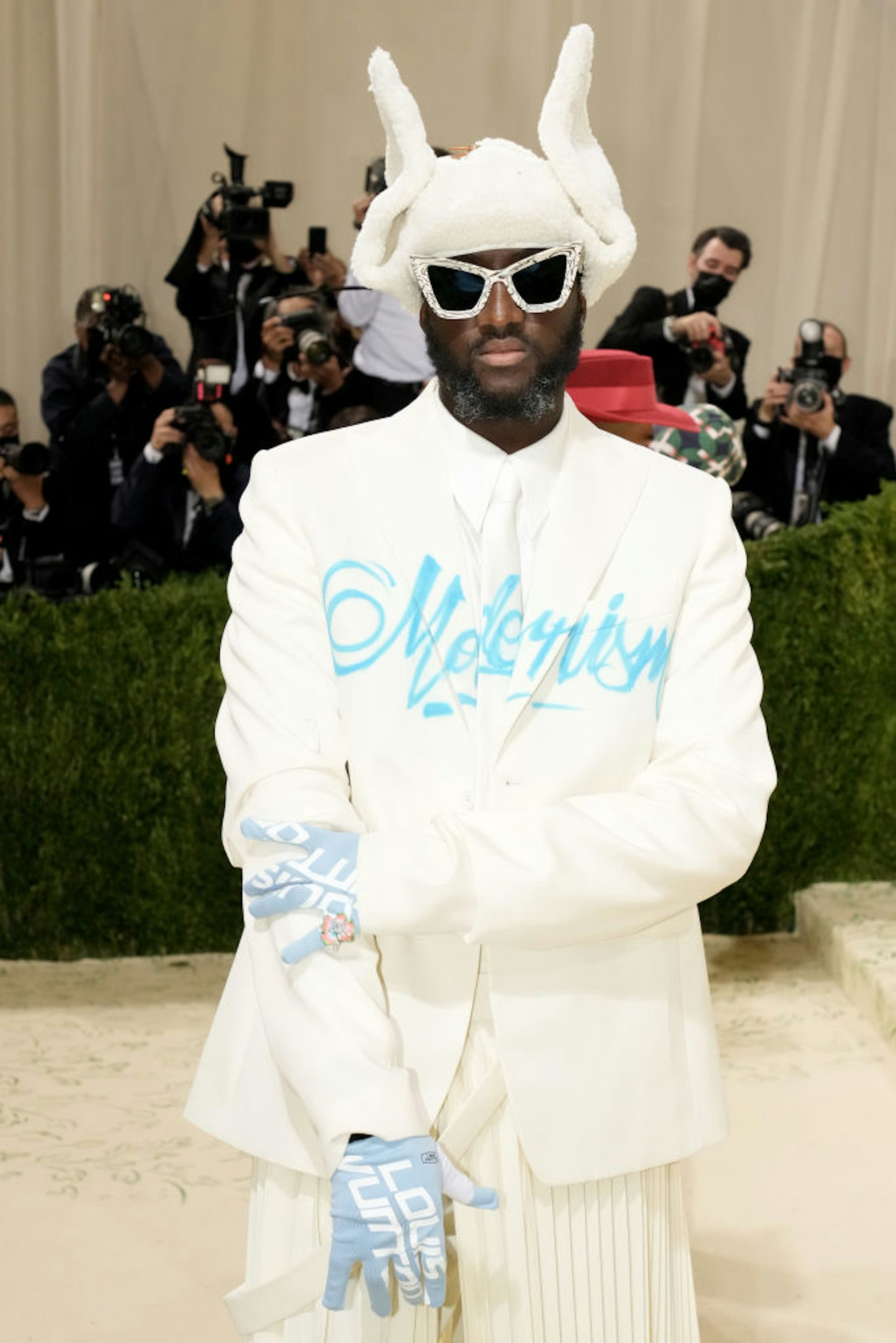 Virgil Abloh at the 2021 Met Gala Celebrating In America: A Lexicon Of Fashion