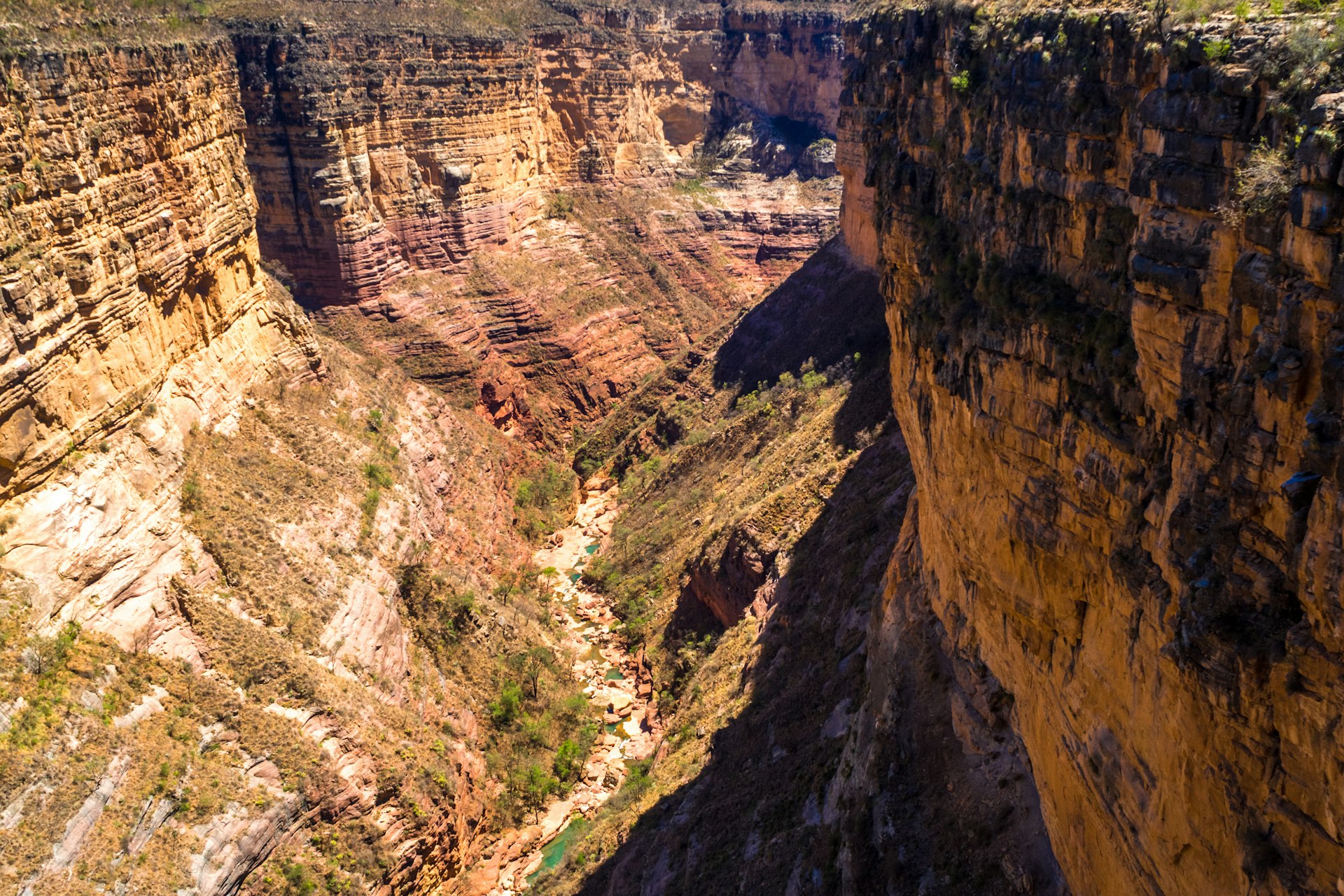 View of the Toro Toro canyon in Bolivia