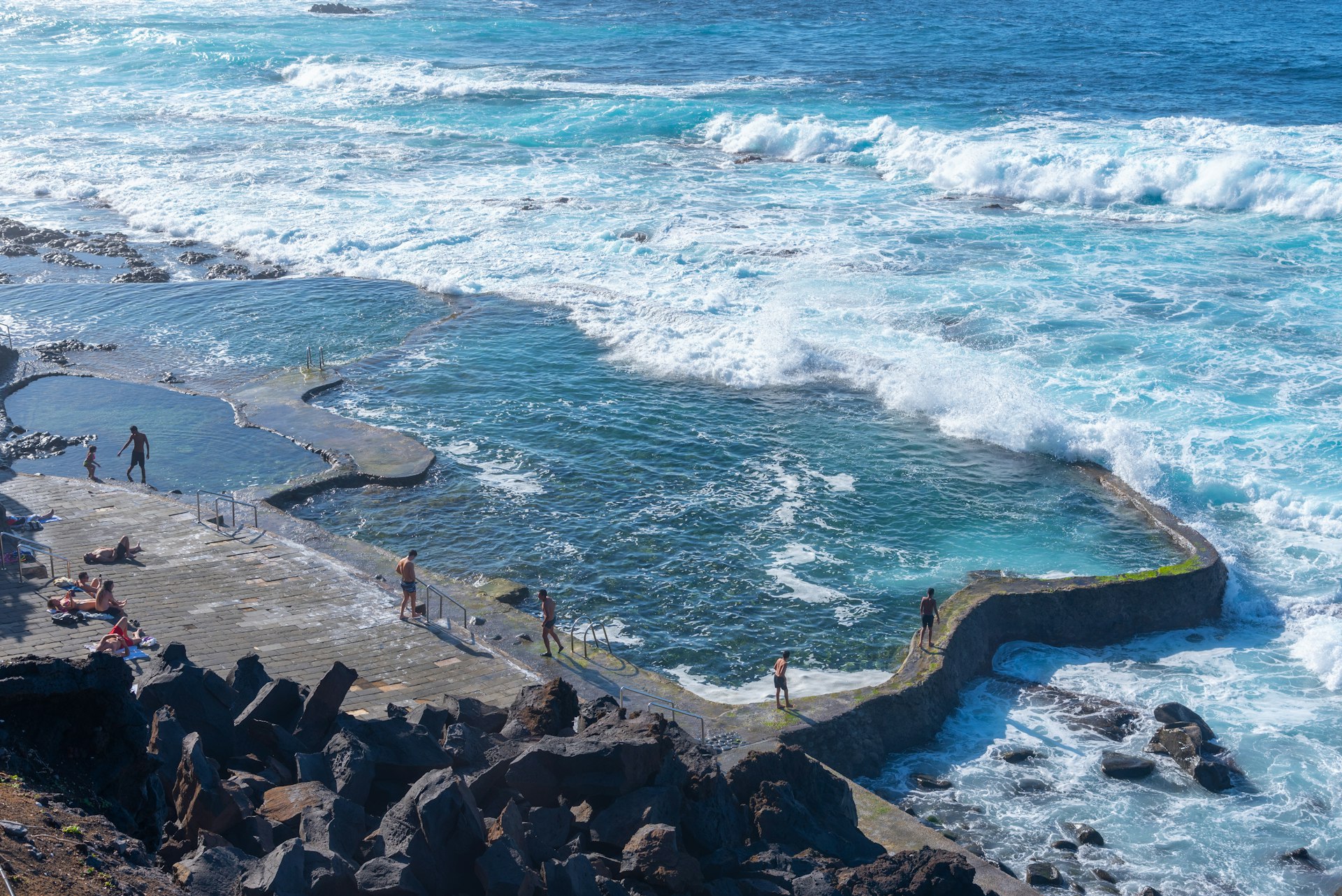 La Maceta rock pool on El Hierro island in the Canary islands