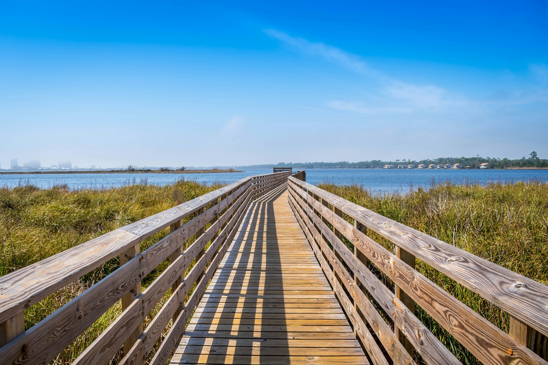 A boardwalk in Gulf Shores State Park