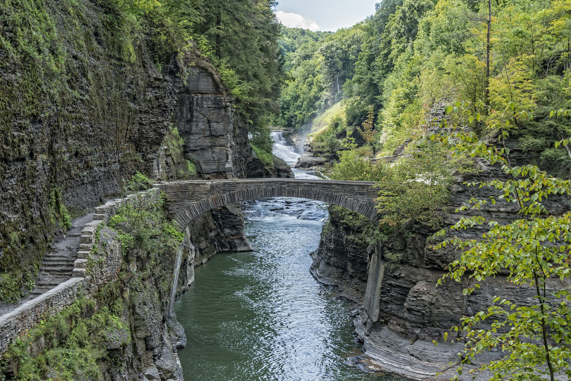 The Lower Falls at Letchworth State Park, New York