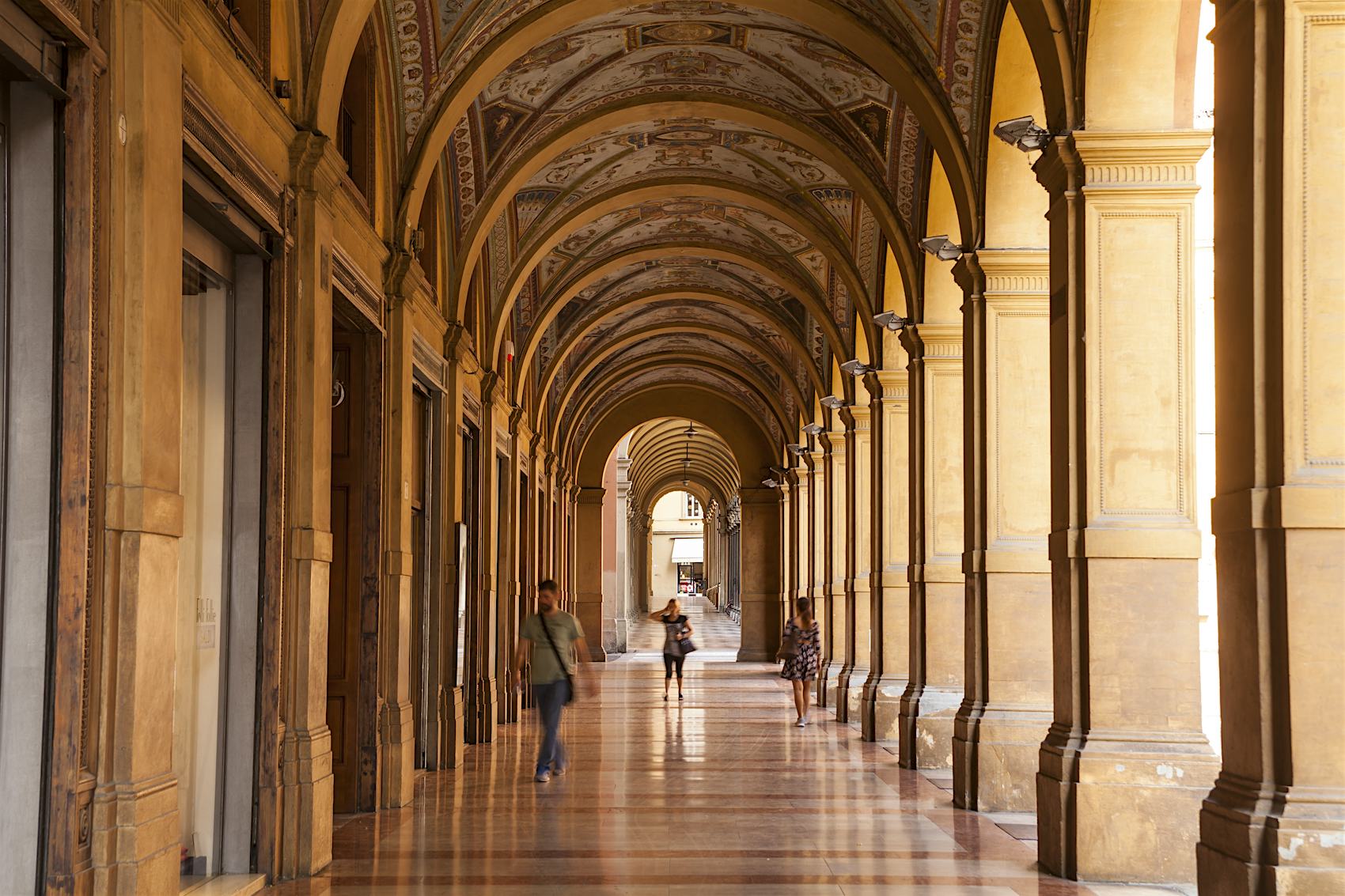 The newly-designated Unesco porticoes of Bologna
