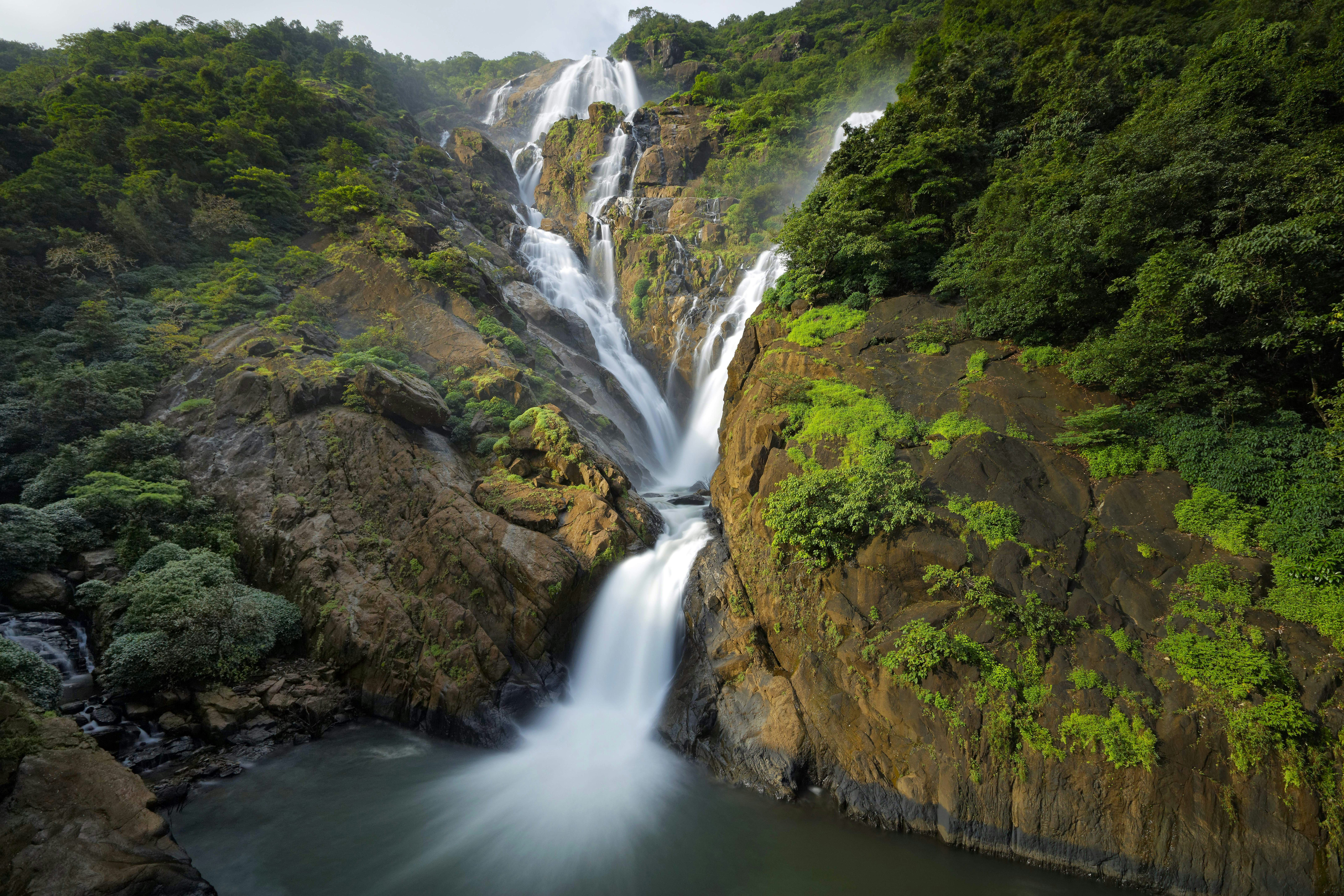 Dudhsagar Waterfall, Goa, INDIA, Circa September 2017; Dudhsagar Falls
Shutterstock ID 717821329; your: Bridget Brown; gl: 65050; netsuite: Online Editorial; full: POI Image Update