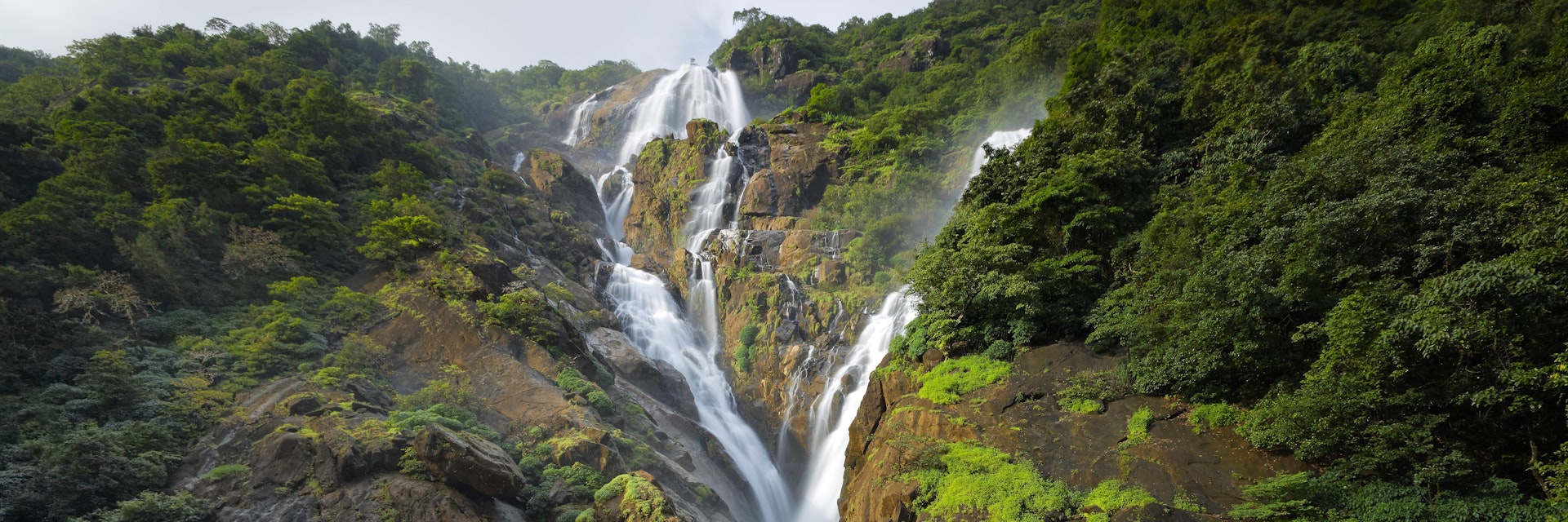 Dudhsagar Waterfall, Goa, INDIA, Circa September 2017; Dudhsagar Falls

 Shutterstock ID 717821329; your: Bridget Brown; gl: 65050; netsuite: Online Editorial; full: POI Image Update