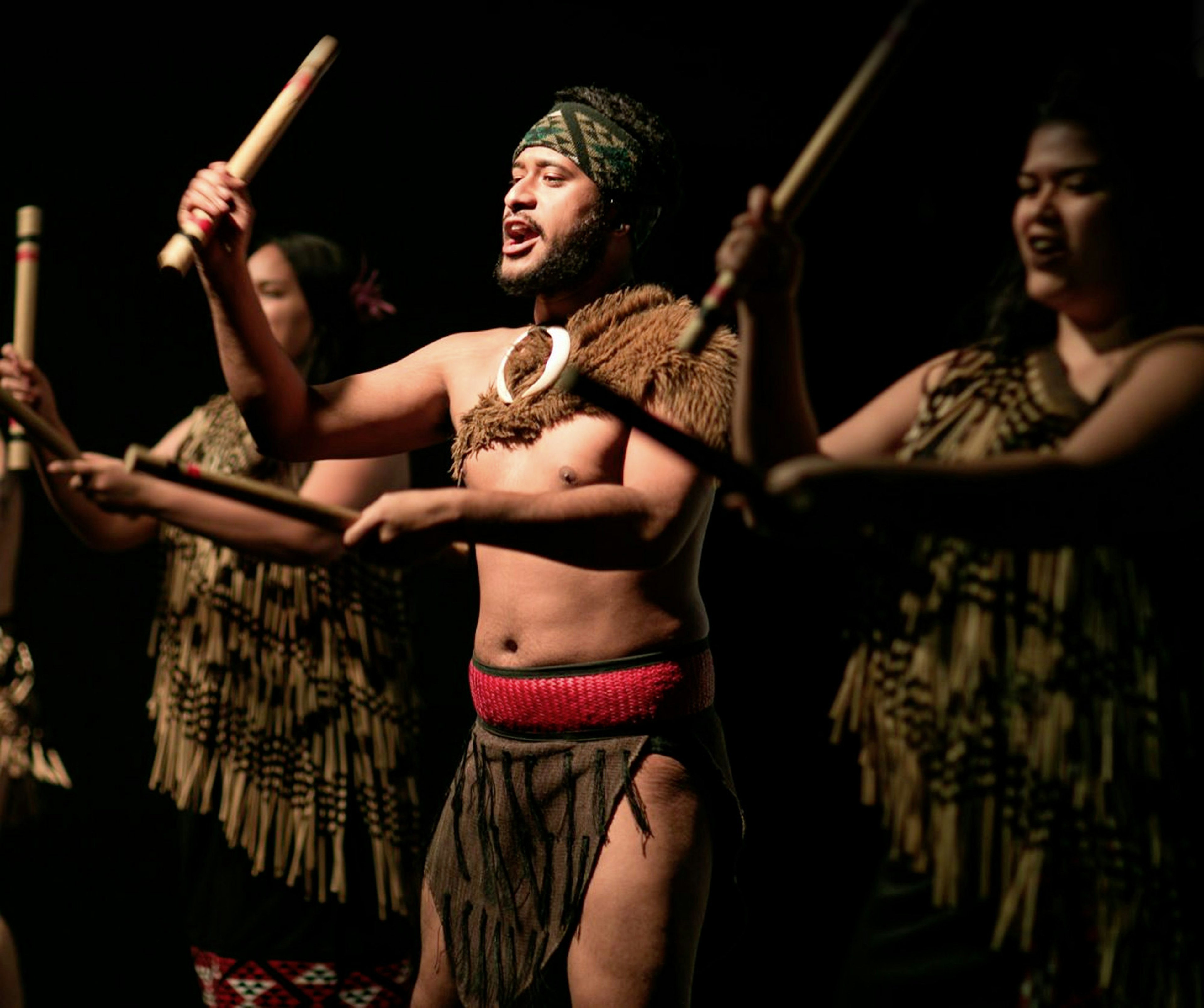 Māori cultural performance at Auckland War Memorial Museum