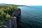 Palisade Head, part of Tettegouche State Park, overlooking Lake Superior.
