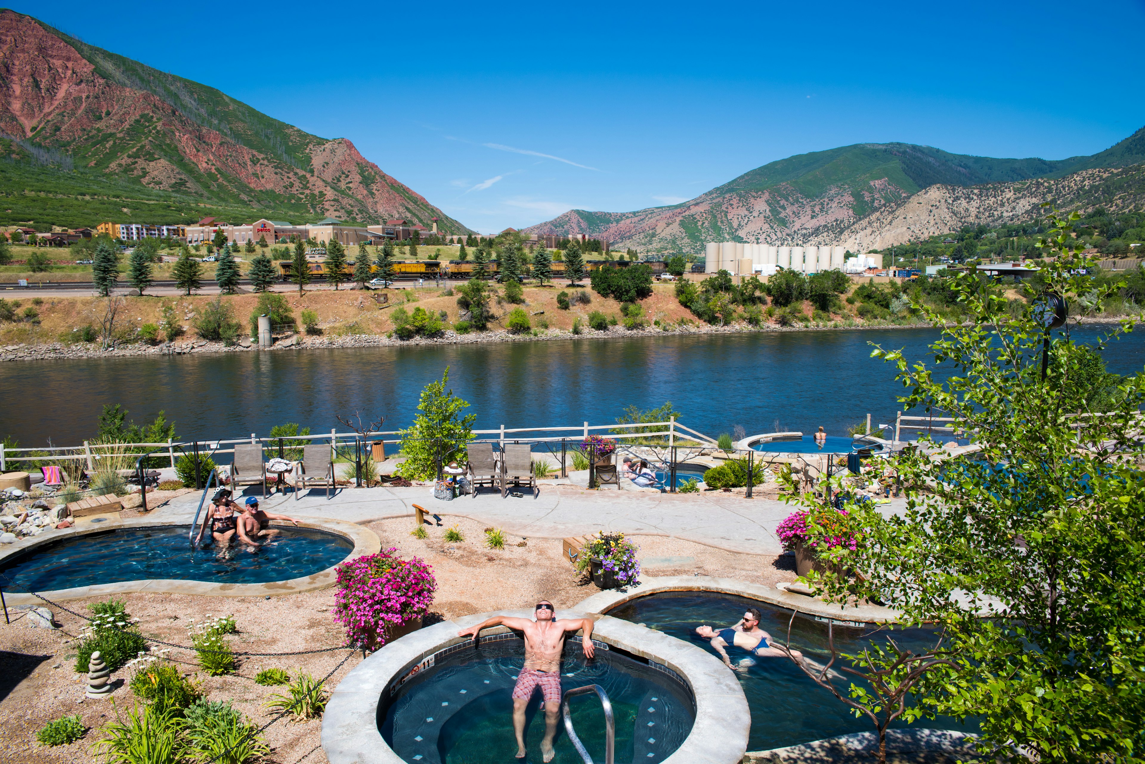 Iron Mountain Hot Springs in Glenwood Springs, Colorado