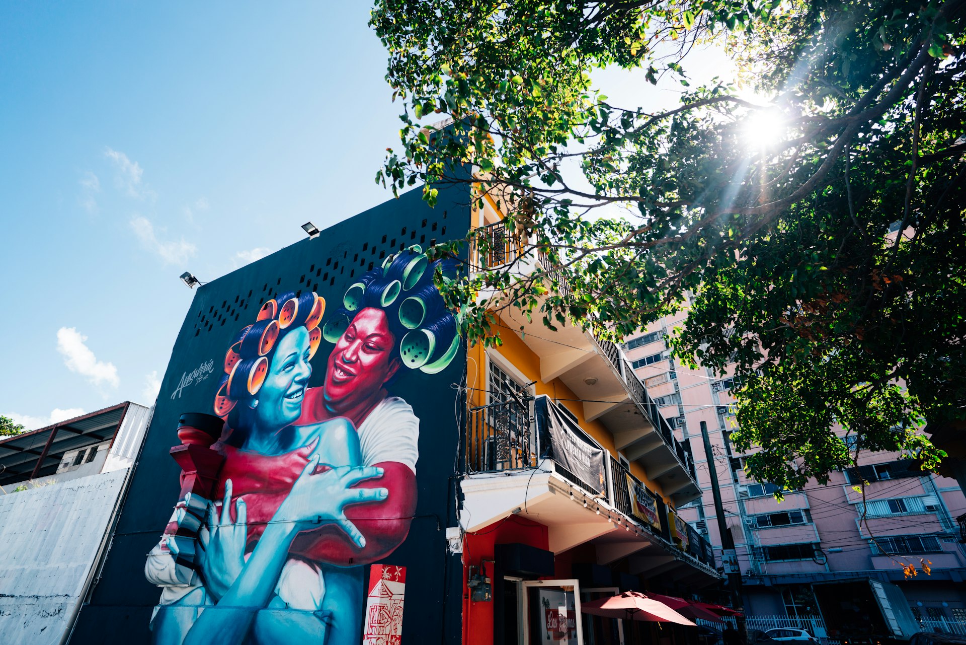 Murals in the Santurce neighborhood of San Juan, Puerto Rico