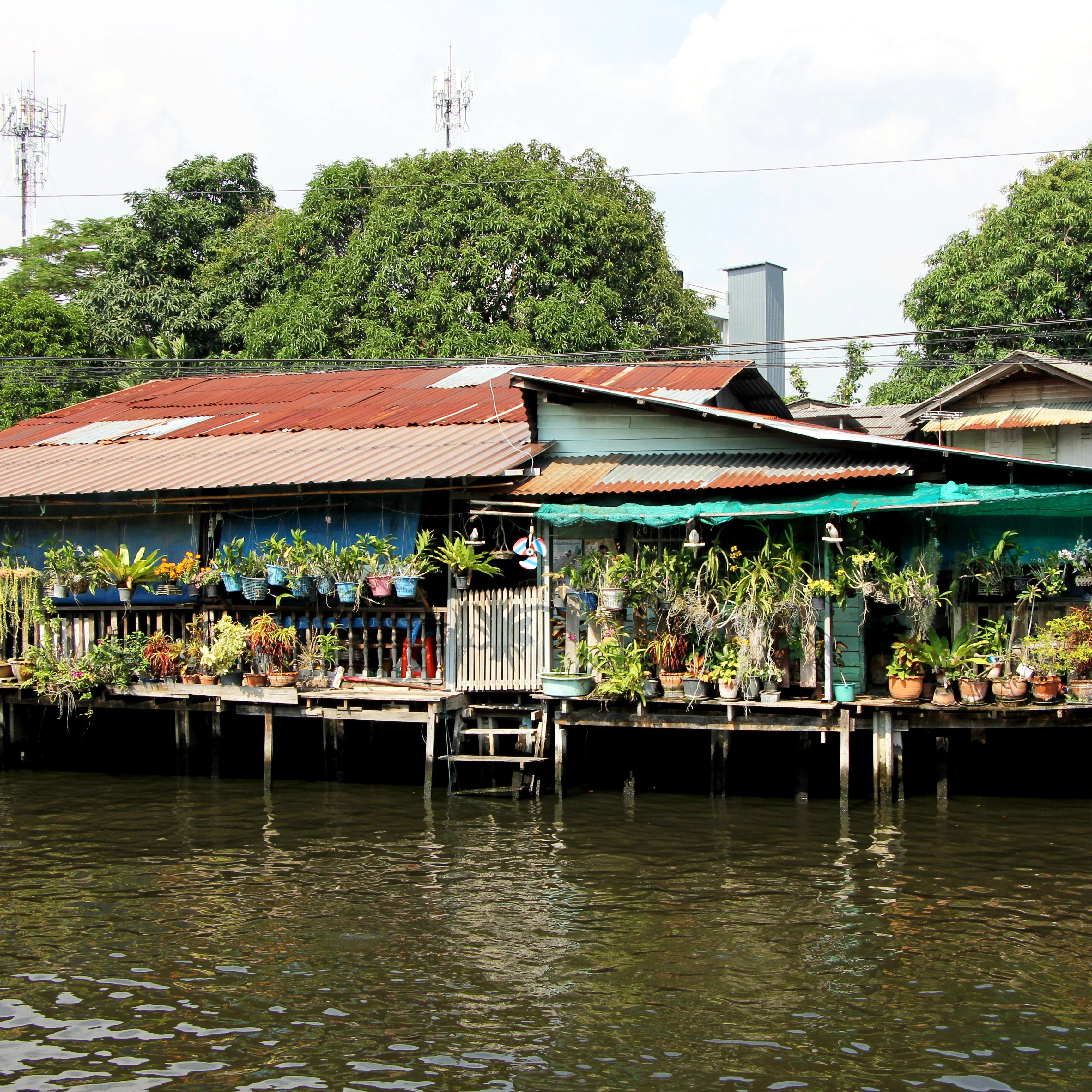 Views from the "Artist's House" in Bangkok, Thailand.