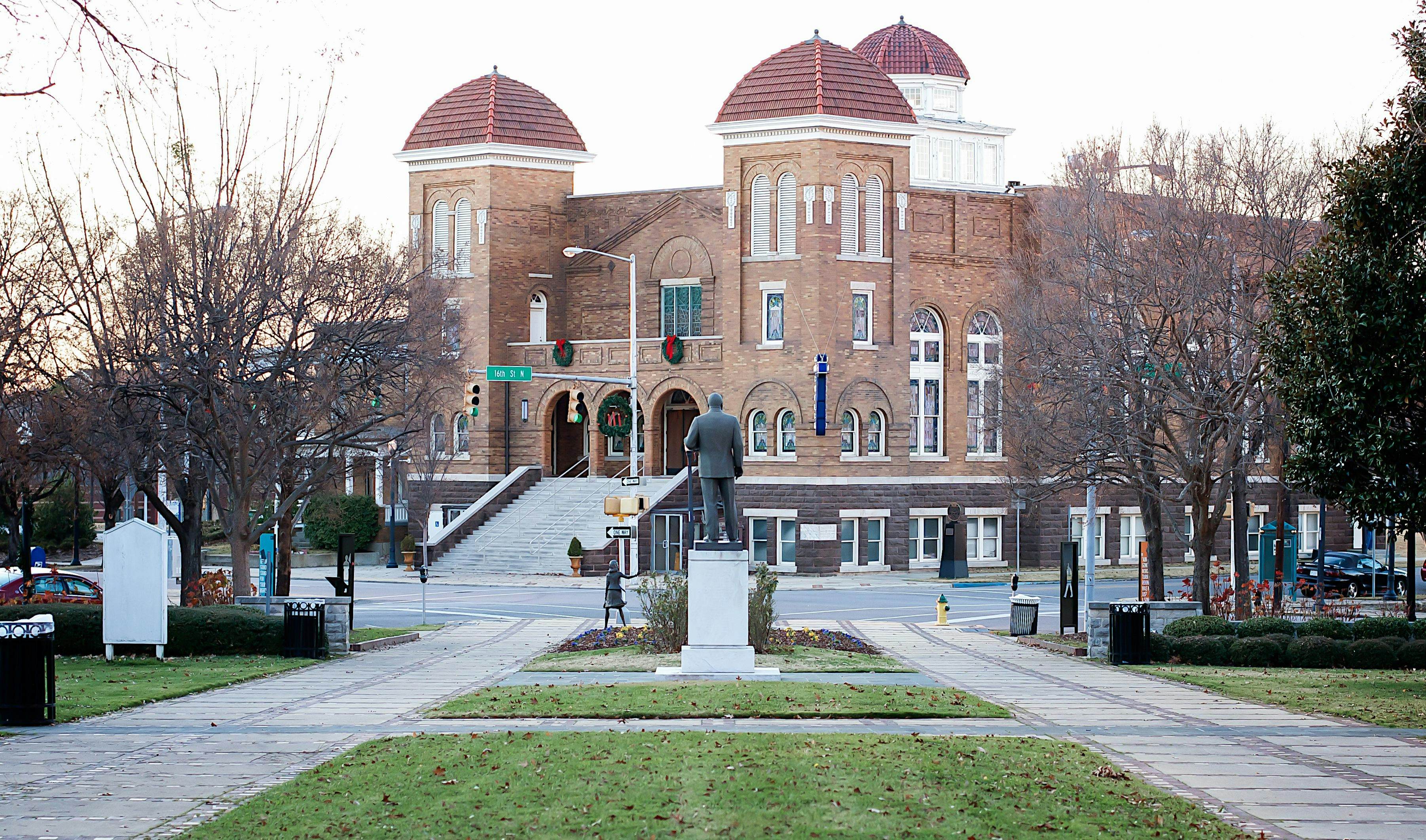 Birmingham, AL / USA - May 7, 2017: 16th Street Baptist Church as seen from Kelly Ingram Park; Shutterstock ID 1794704176; your: Bridget Brown; gl: 65050; netsuite: Online Editorial; full: POI Image Update