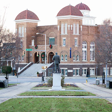 Birmingham, AL / USA - May 7, 2017: 16th Street Baptist Church as seen from Kelly Ingram Park; Shutterstock ID 1794704176; your: Bridget Brown; gl: 65050; netsuite: Online Editorial; full: POI Image Update