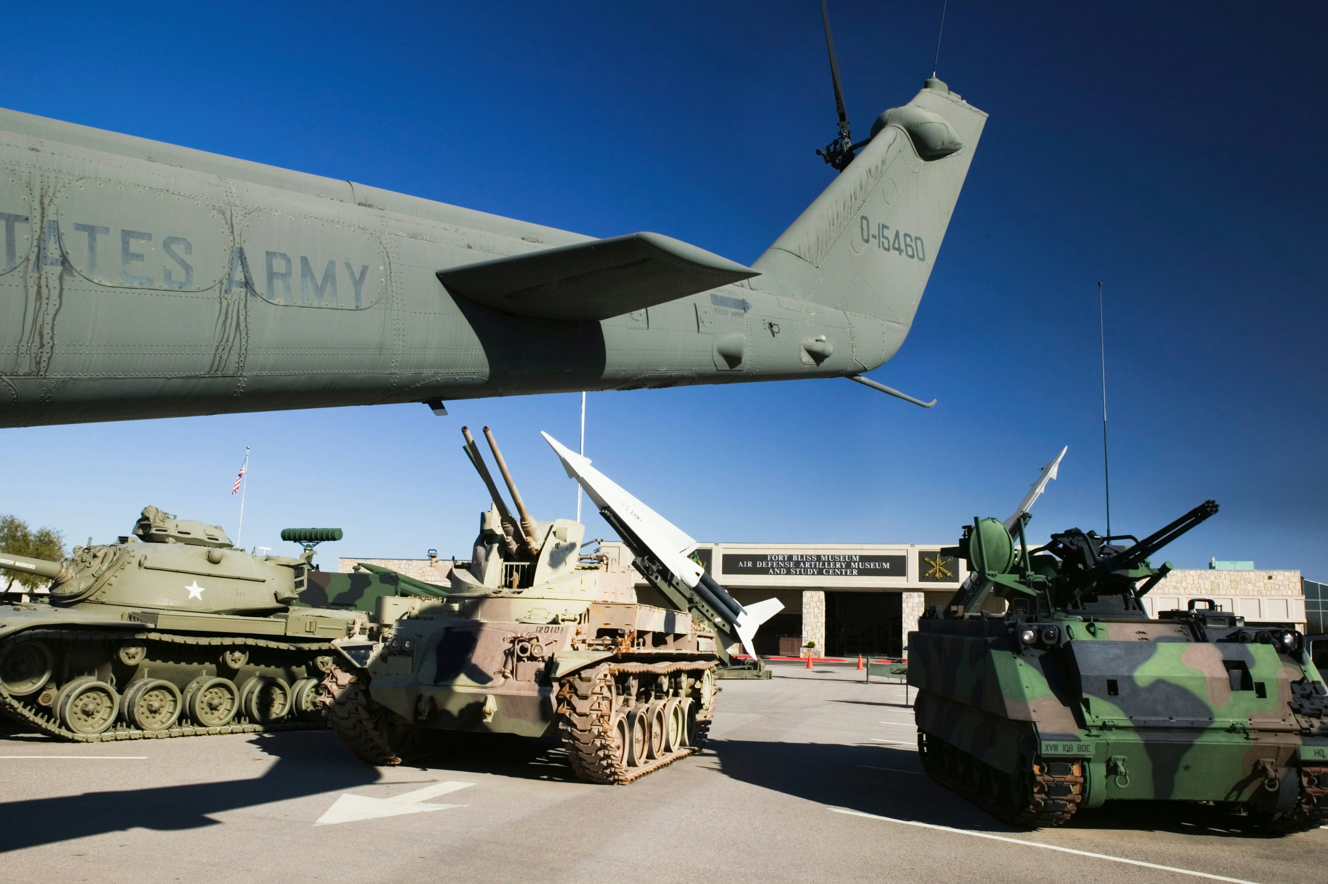 USA, Texas, El Paso, Fort Bliss US Army Air Defense Artillery Museum - stock photo
First Armored Division & Fort Bliss Museum