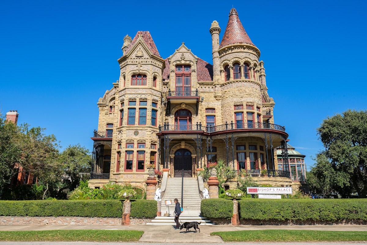 Bishop's Palace in Galveston, located in the East End Historic District.