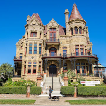 Bishop's Palace in Galveston, located in the East End Historic District.