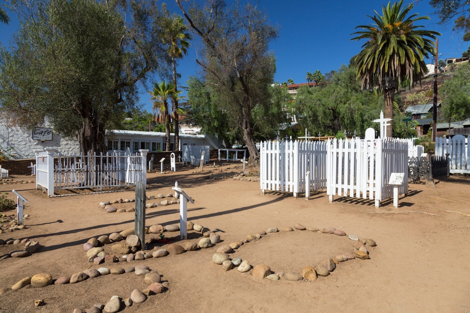 El Campo Santo Cemetery in San Diego Old Town, California, USA. September 24th 2016; Shutterstock ID 1418869535; your: Bridget Brown; gl: 65050; netsuite: Online Editorial; full: POI Image Update