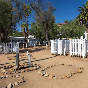 El Campo Santo Cemetery in San Diego Old Town, California, USA. September 24th 2016; Shutterstock ID 1418869535; your: Bridget Brown; gl: 65050; netsuite: Online Editorial; full: POI Image Update