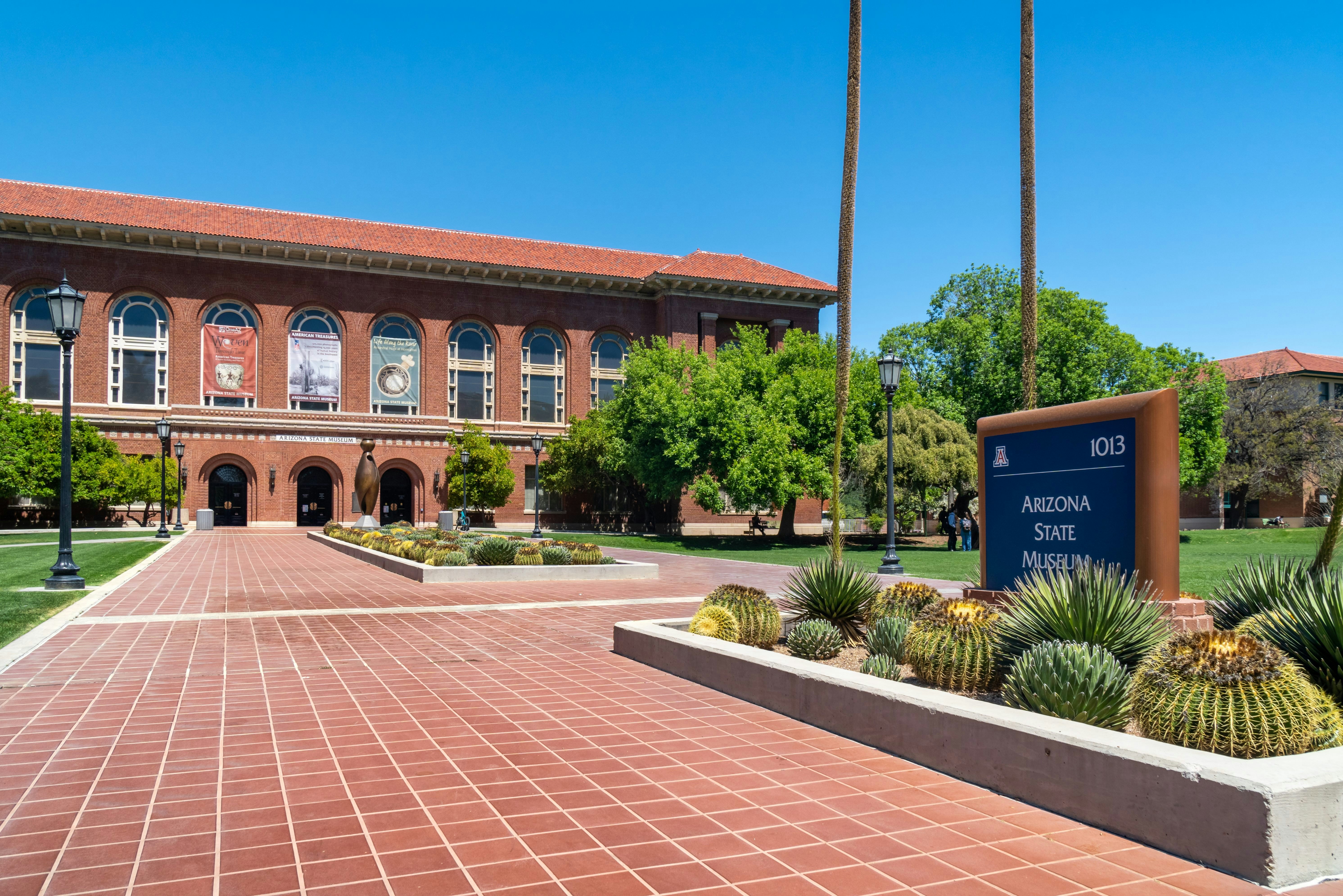TUCSON, AZ/USA - APRIL 11, 2019: Arizona State Museum on the campus of the University of Arizona.; Shutterstock ID 1433095772; your: Bridget Brown; gl: 65050; netsuite: Online Editorial; full: POI Image Update