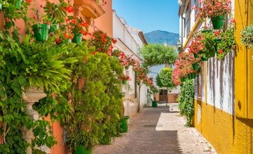 The beautiful Estepona, little town in the province of Malaga, Spain.