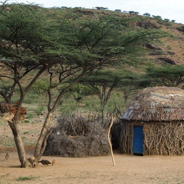 Turkana homestead, Kenya