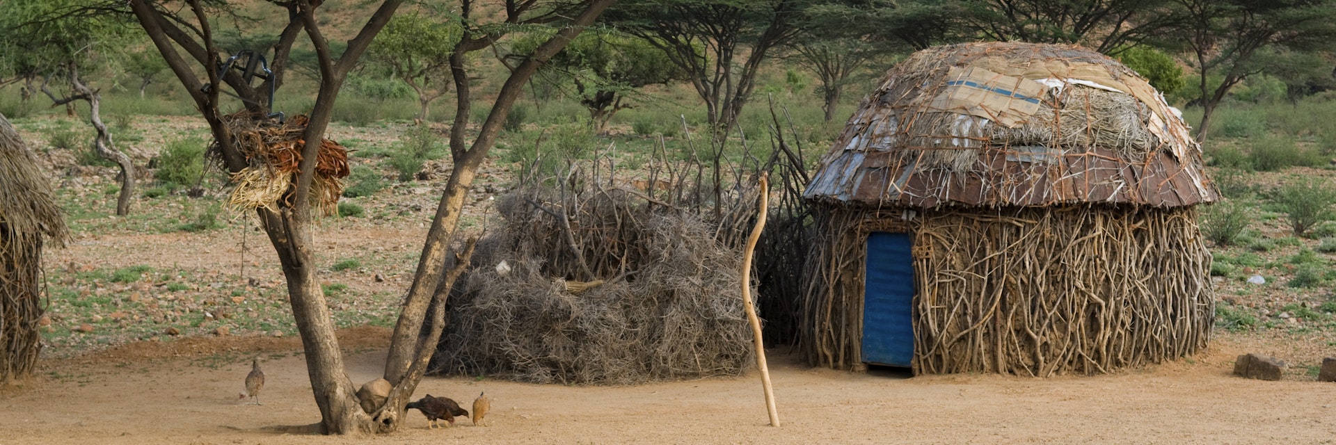 Turkana homestead, Kenya