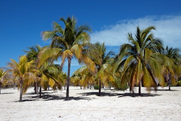 Playa Sirena - Cuban small island of Caribbean Sea